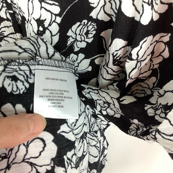 SAGHARBOR  Floral Kimono Top Sz PL - Picture 4 of 8